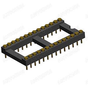 PH2.54  IC Sockets Male Dual Row 180° DIP  