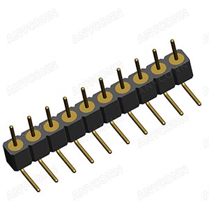 PH2.54  IC Sockets 90° DIP单排公头