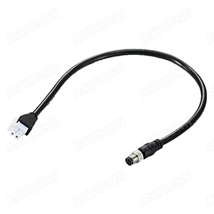 M8X1.0 4PIN Male Cable L300mm